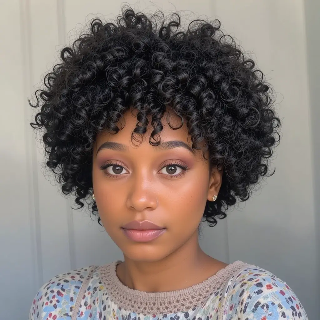 Rounded Afro