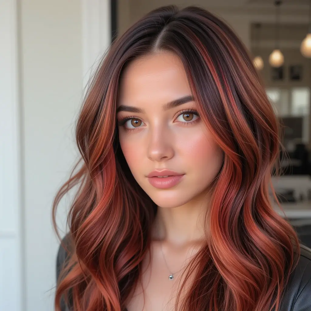 Scarlet and Copper Blend for Maximum Shine