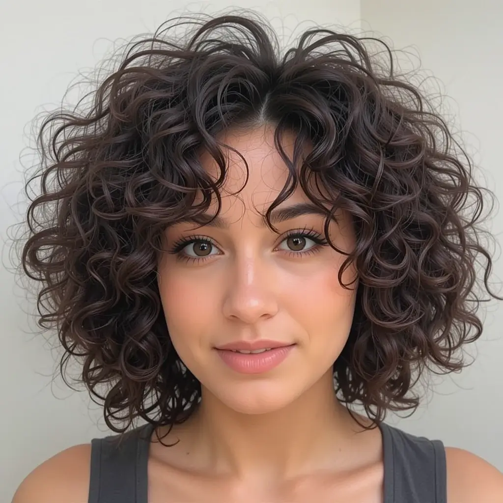 Shaggy Curly Cut