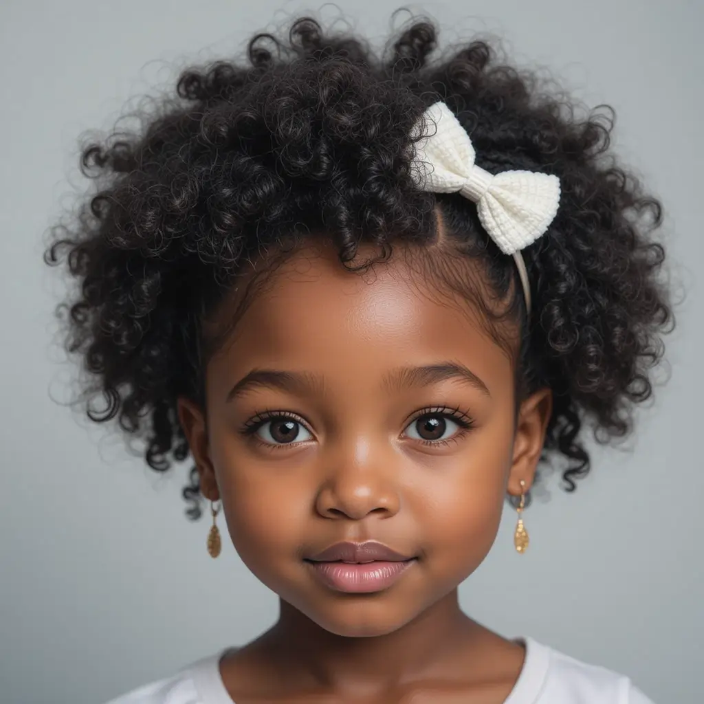 Short Afro with Accessories