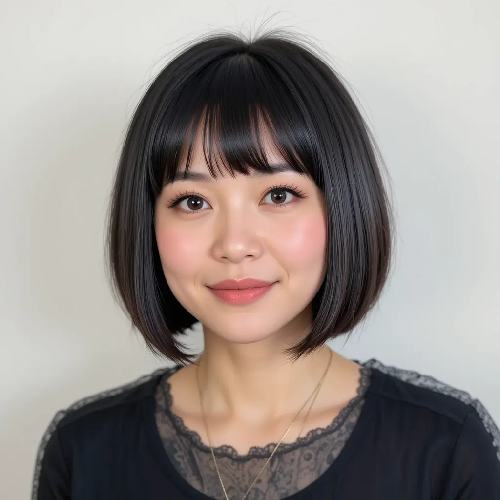 Short Bob with Bangs