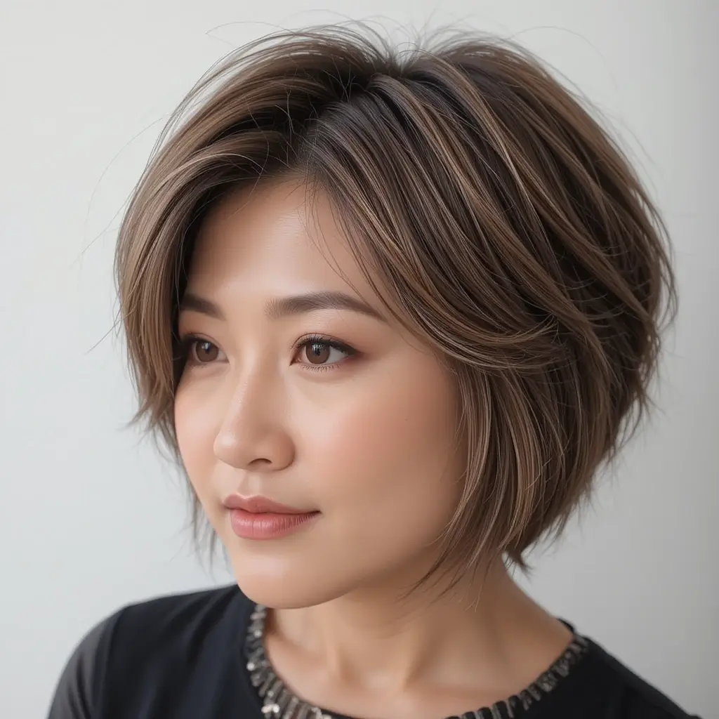 Short Bob with Highlights