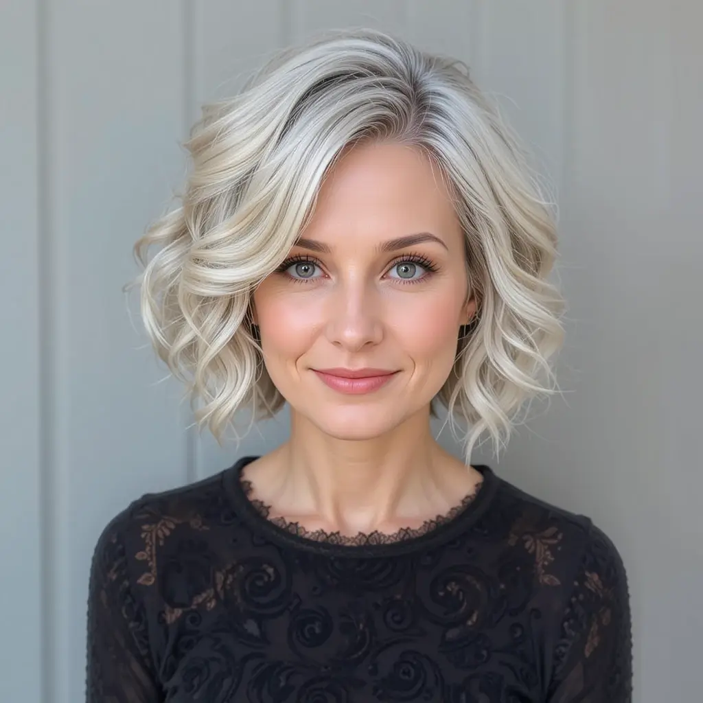 Short Bob with Soft Curls
