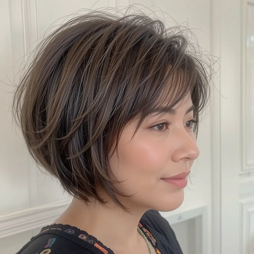 Short Bob with Volume at Roots