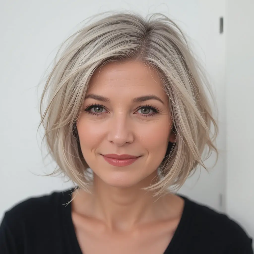 Short Bob with Wispy Ends