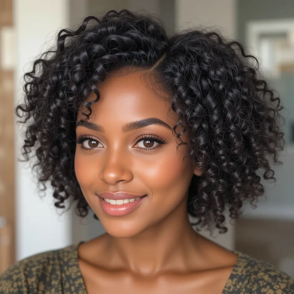 Short Crochet Curls