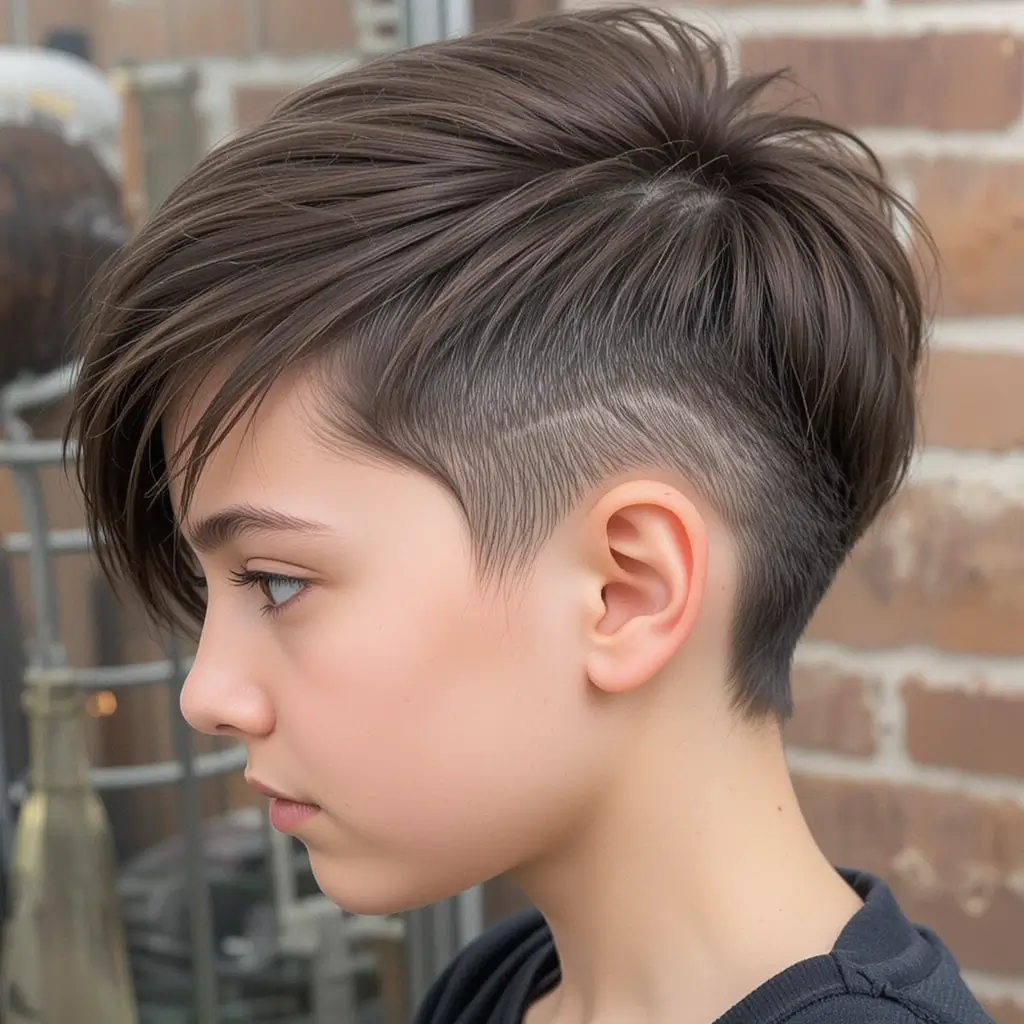Short Cut with Undercut Detail