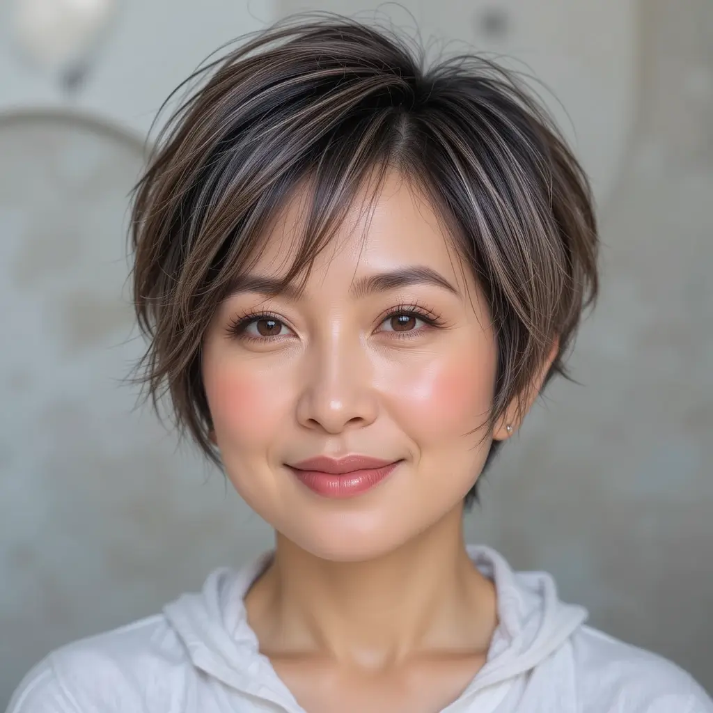 Short Hair with Choppy Ends