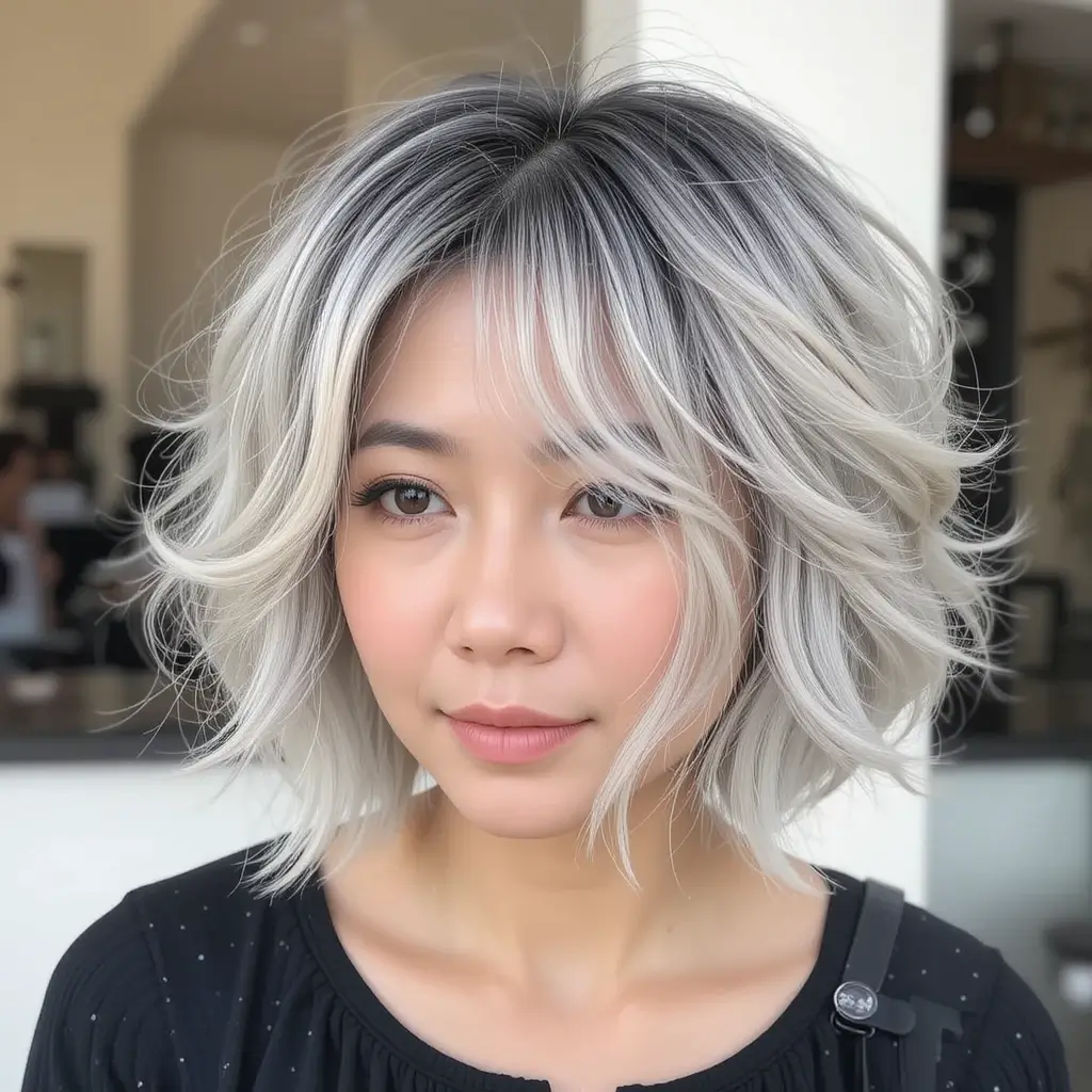 Short Hair with Curled Ends