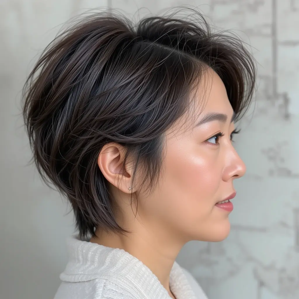 Short Hair with Layered Back