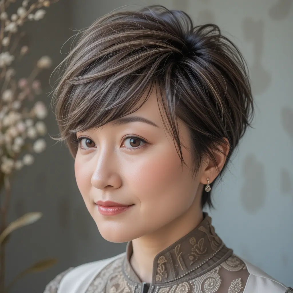 Short Hair with Voluminous Crown