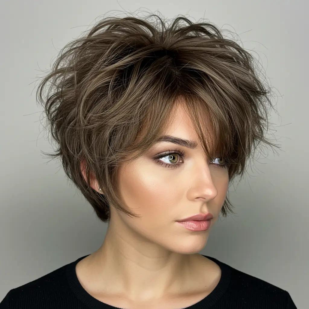 Short Messy Bob