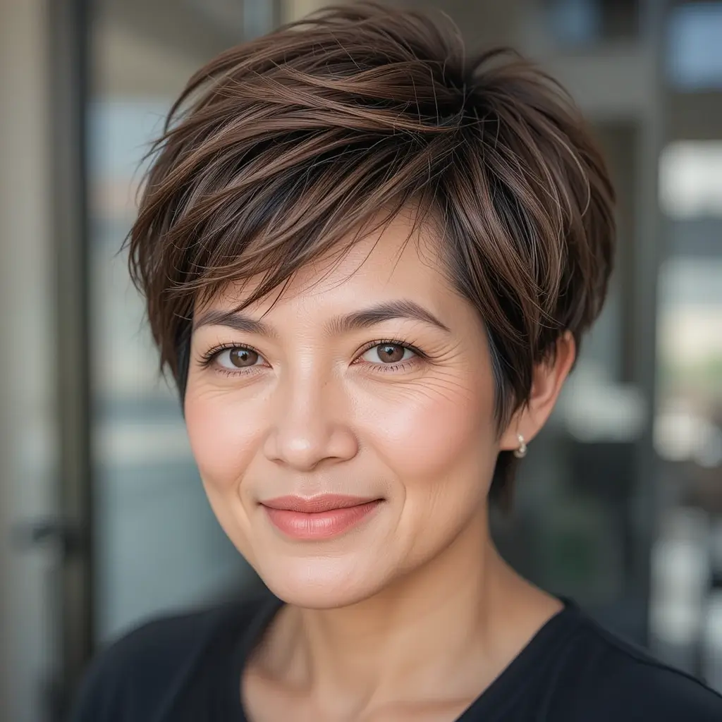 Short Tousled Pixie