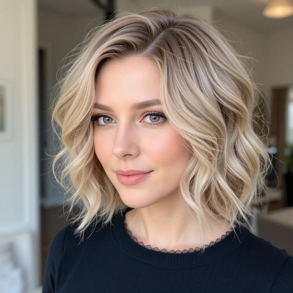 Short Wavy Bob