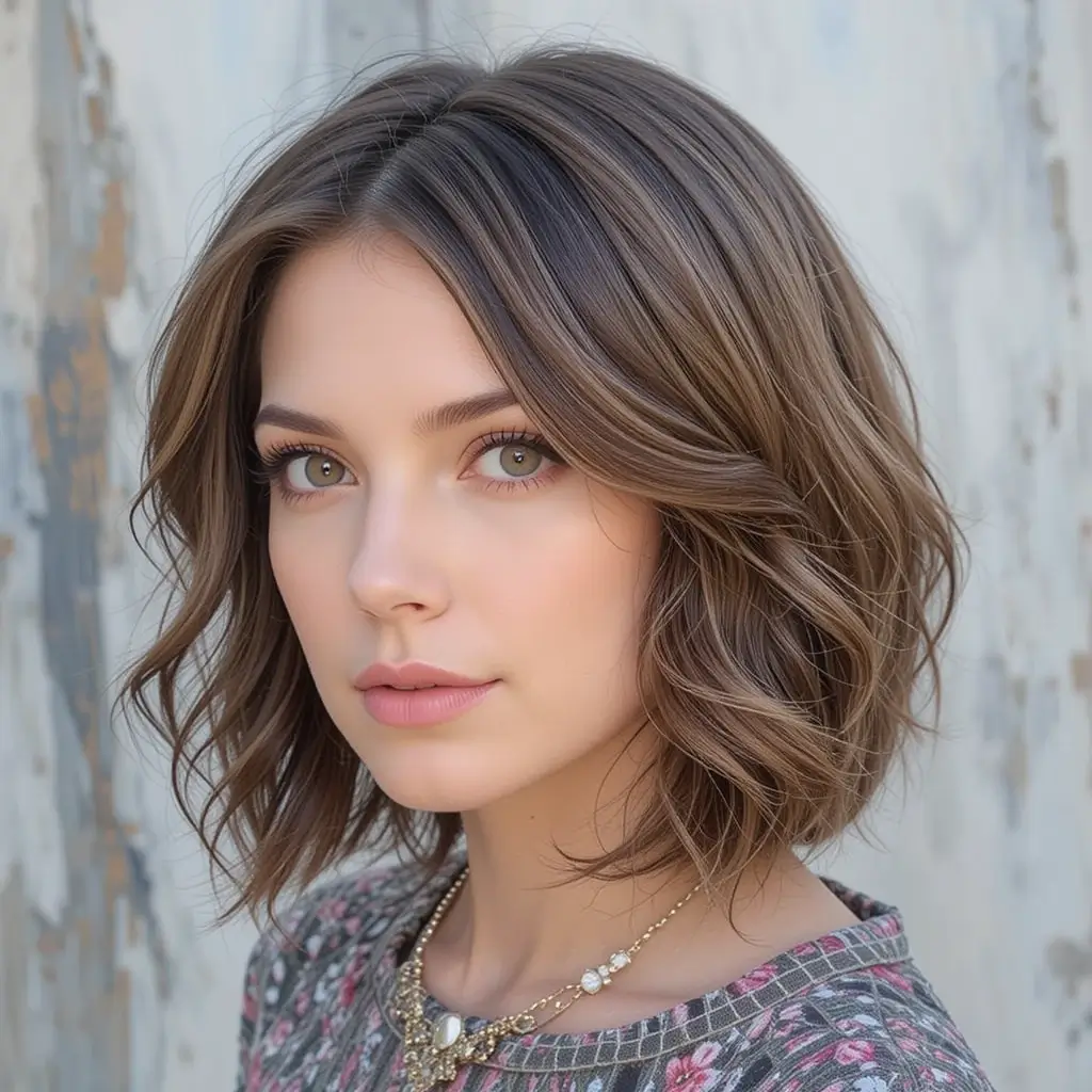 Shoulder Length Lob (Long Bob)