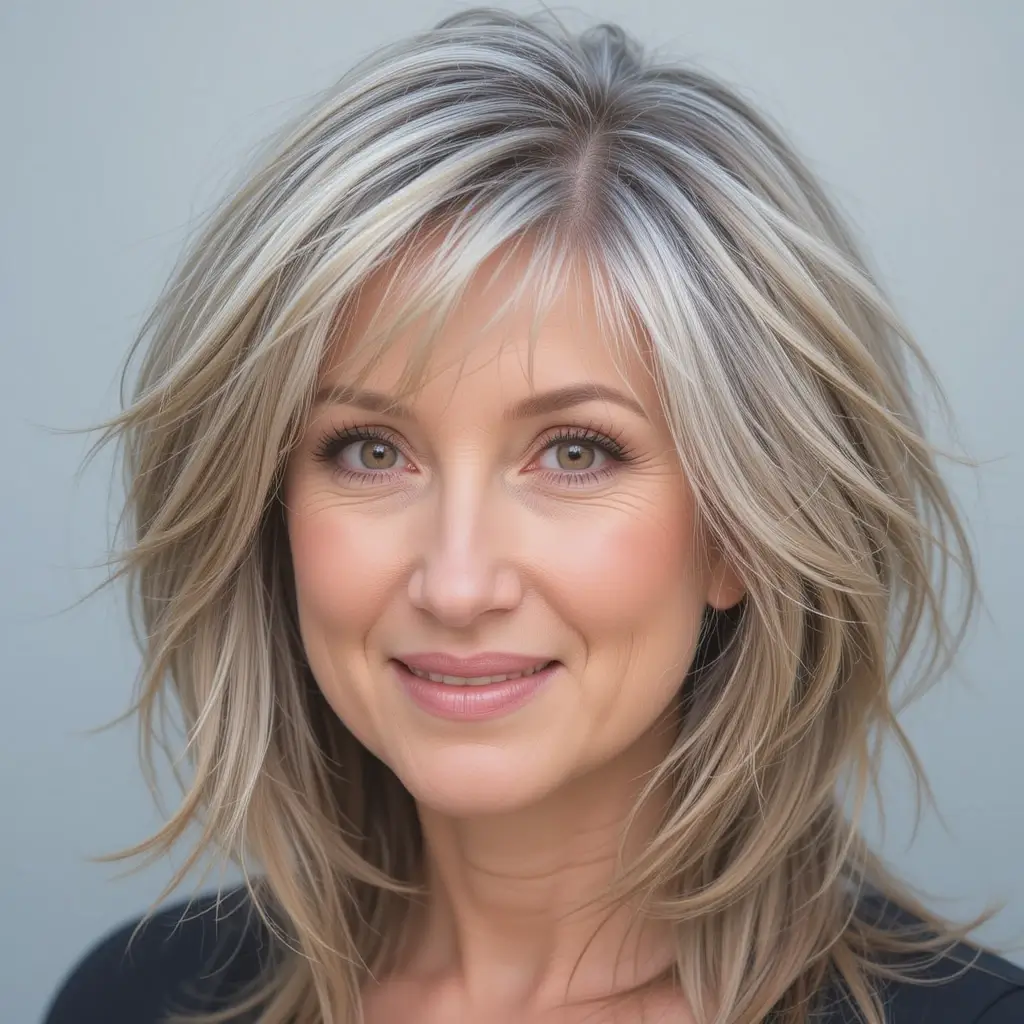 Shoulder-Length Shag Cut