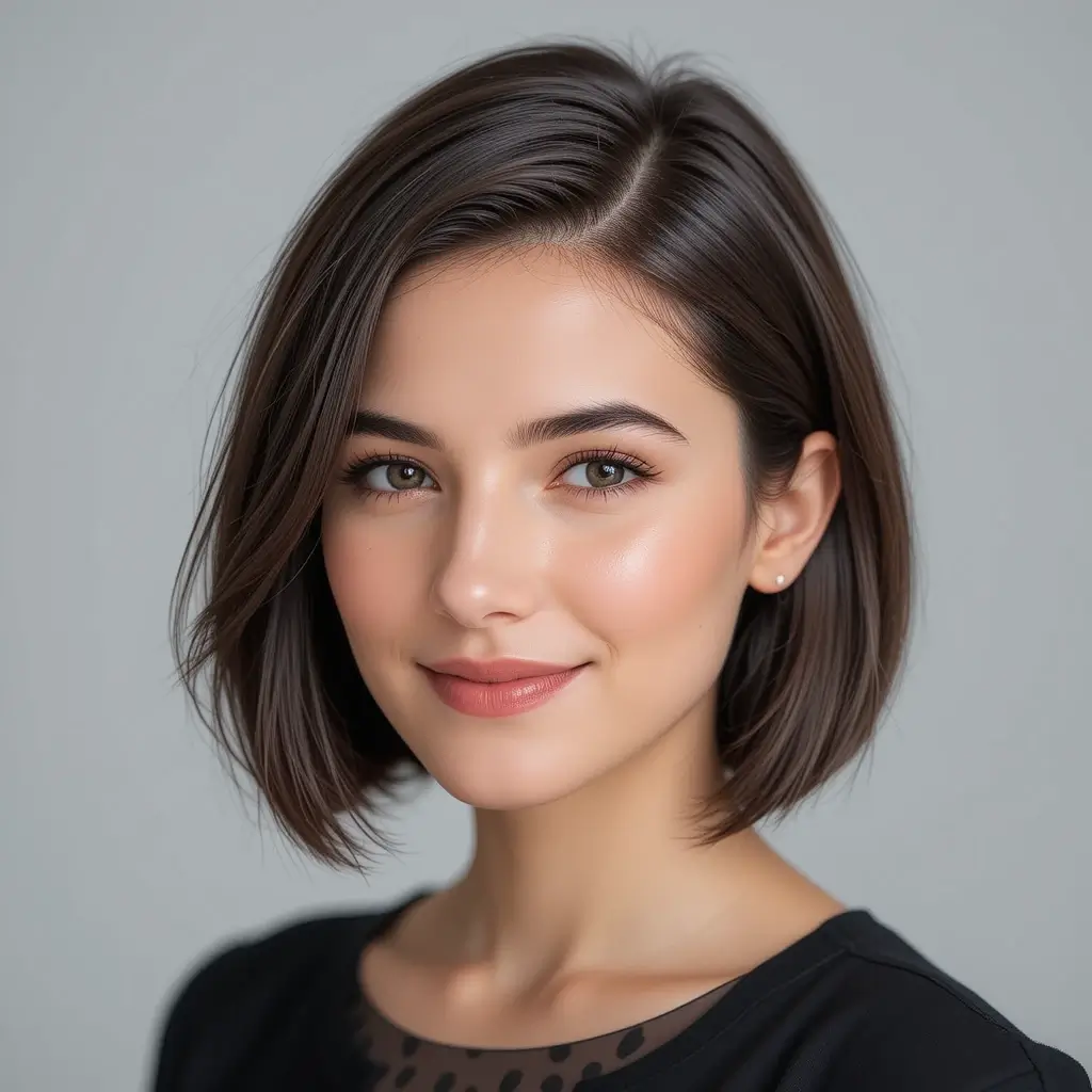 Shoulder-Length Sleek Lob