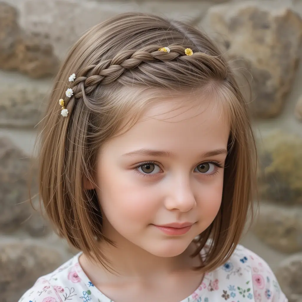 Side Braided Bob