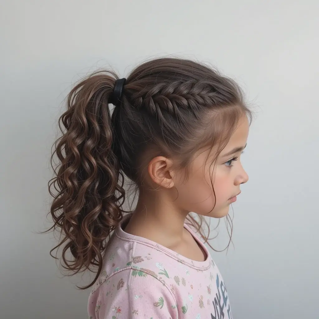 Side Braided Ponytail