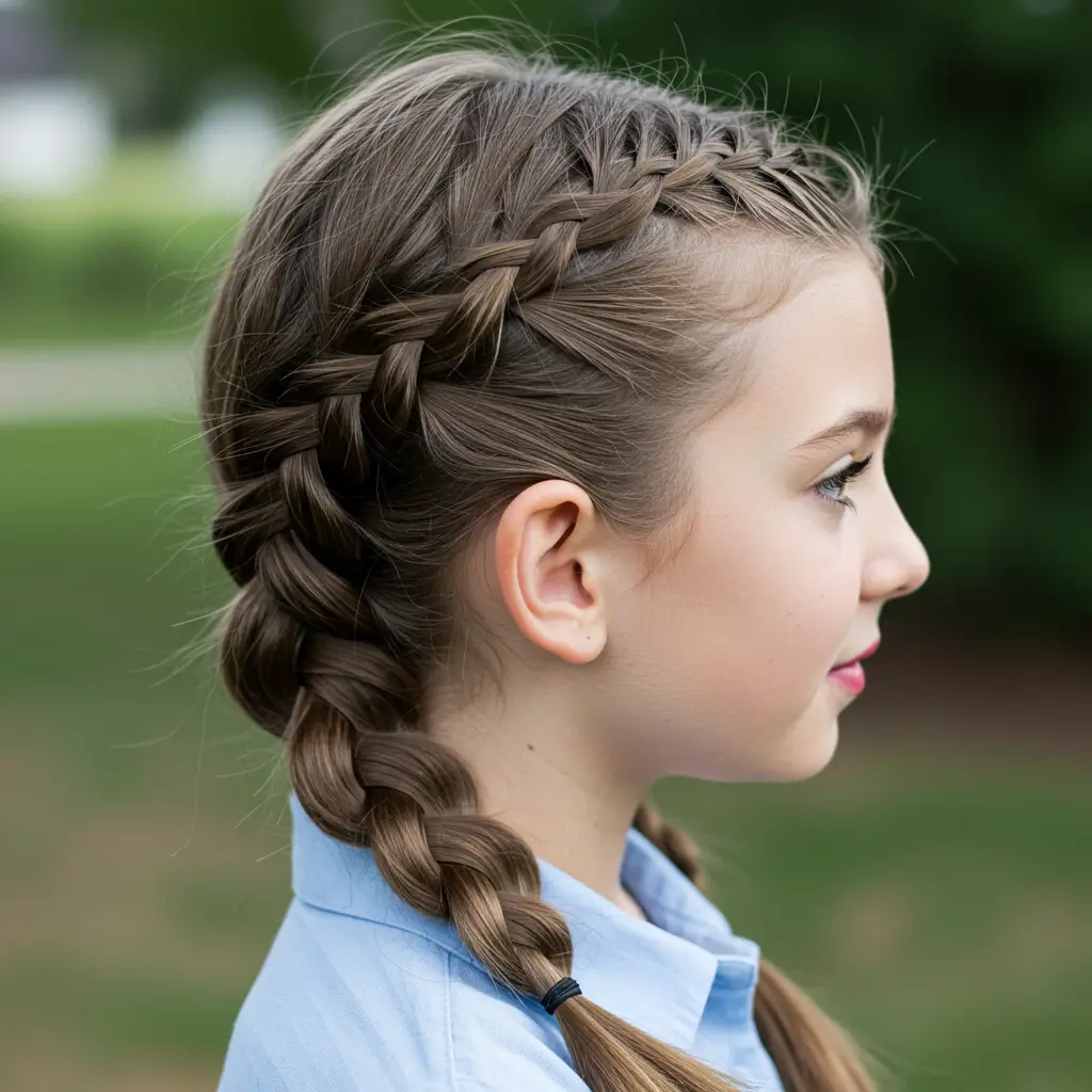 Side Fishtail Braid