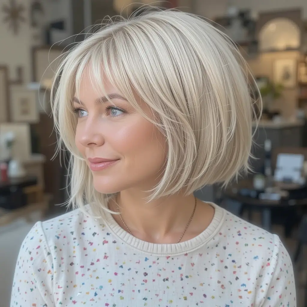 Side-Parted Bob