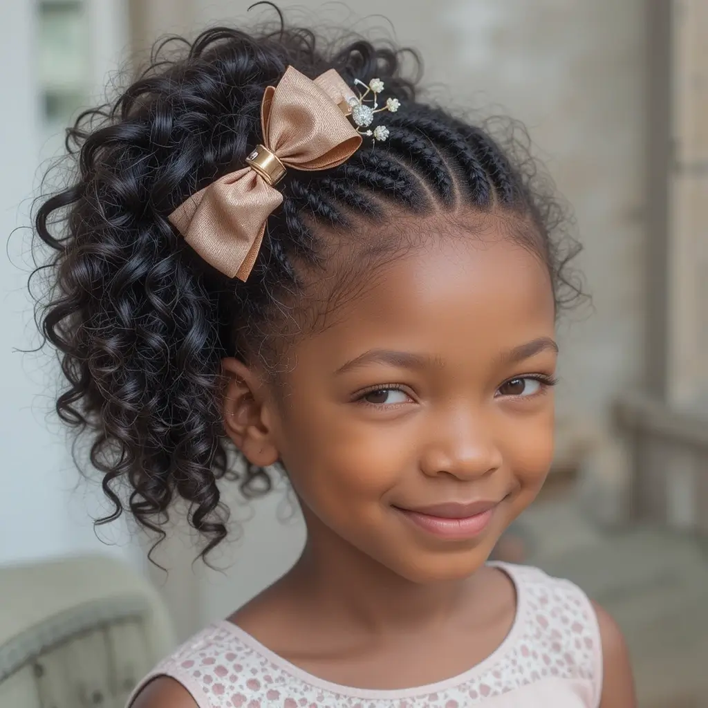 Side Puff with a Bow