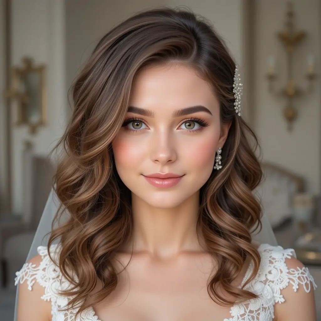 Side-Swept Curls