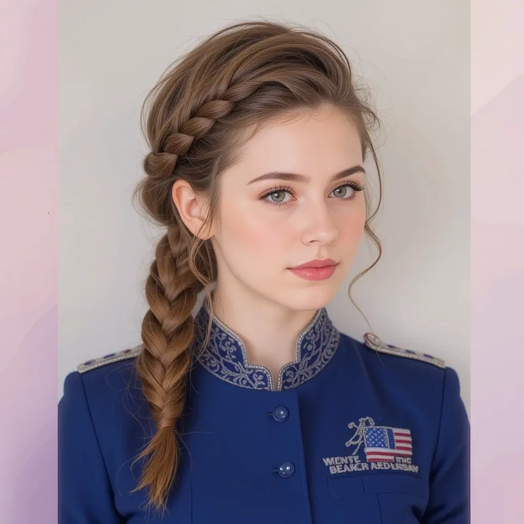 Side-Swept Dutch Braid