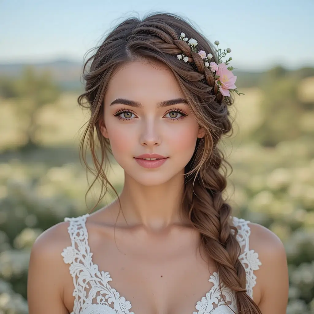 Side-Swept Fishtail Braid