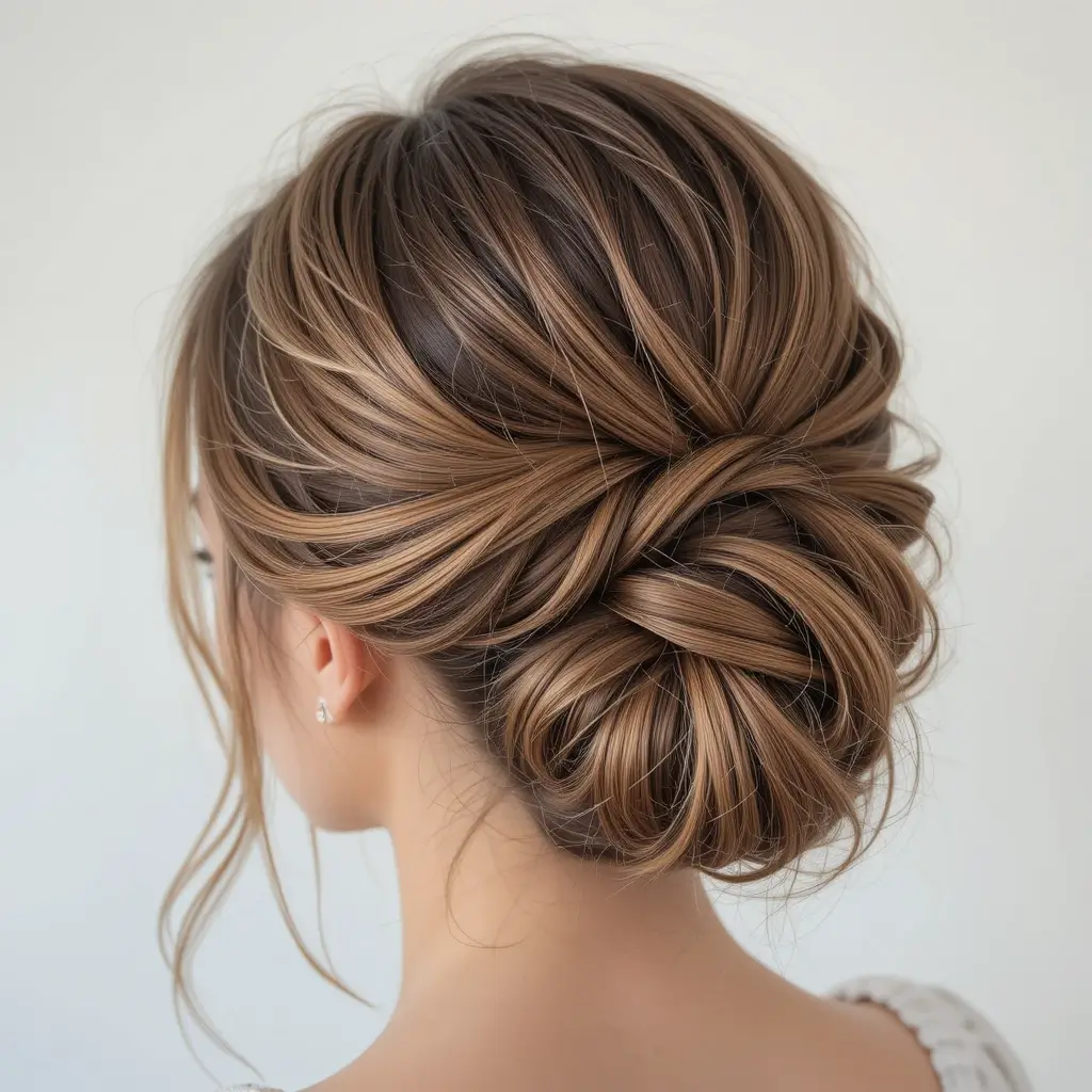Side Twisted Updo