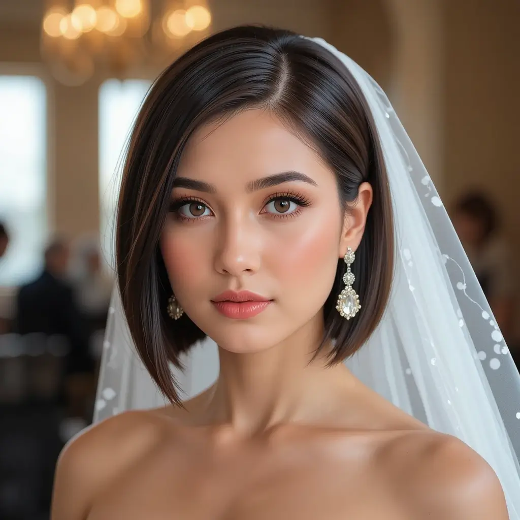 Sleek Bob with Tucked Sides