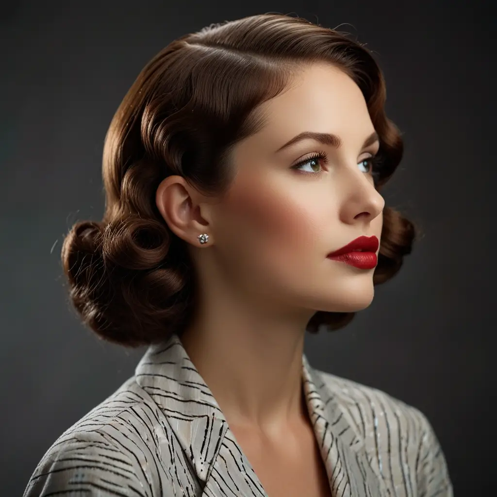 Sleek Finger Waves