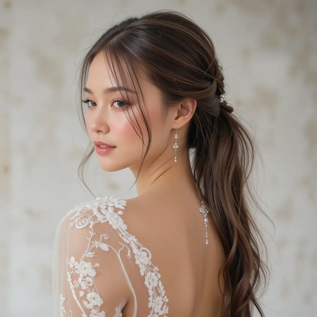 Sleek Half-Up Ponytail