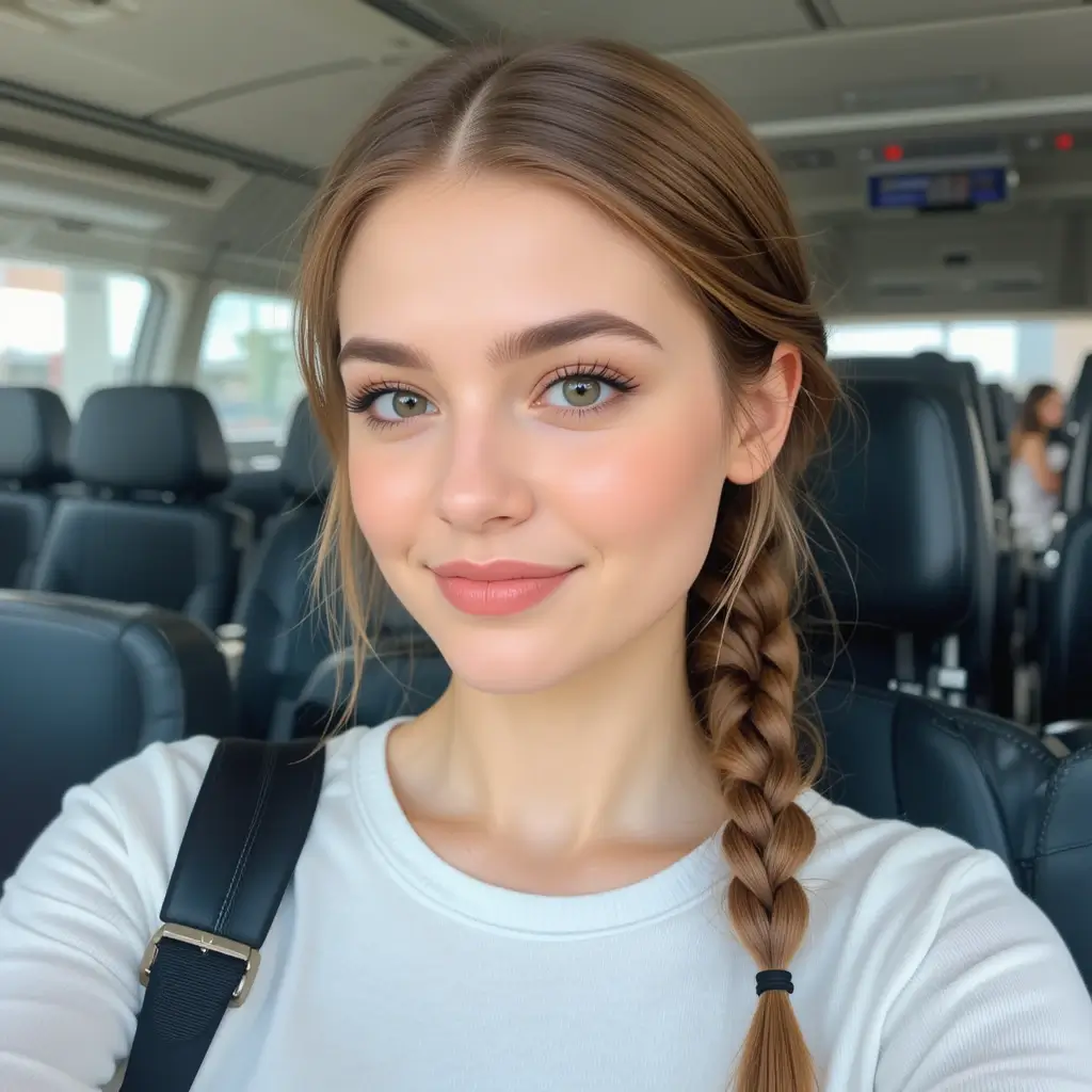 Sleek Low Braid