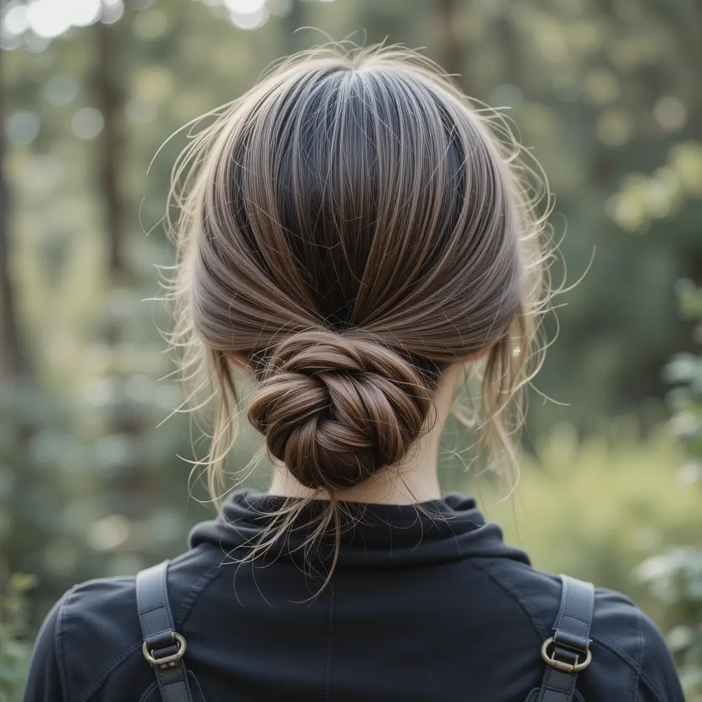 Sleek Low Bun