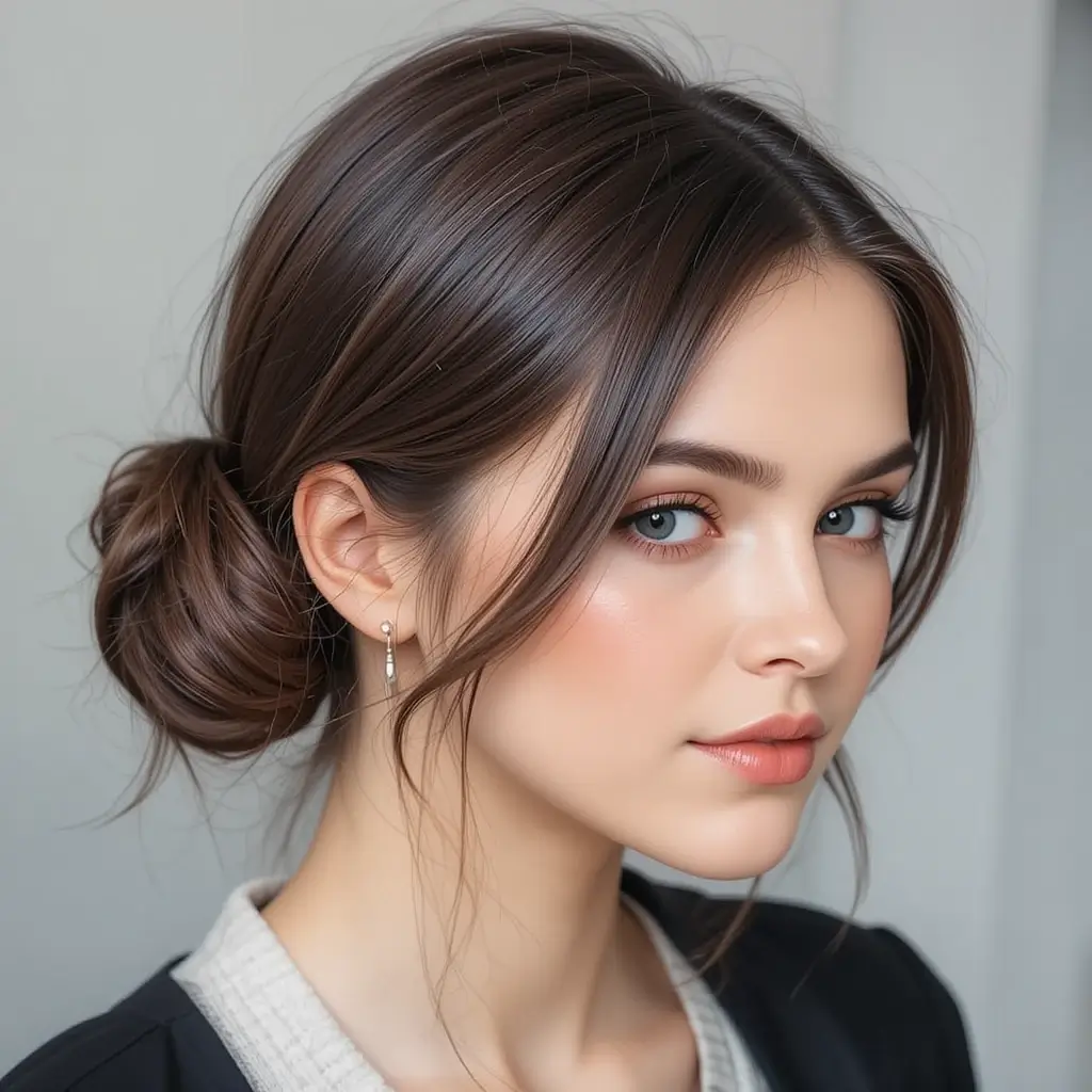 Sleek Low Bun