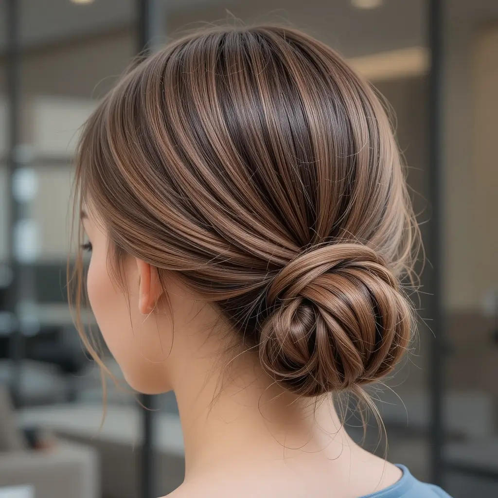 Sleek Low Bun