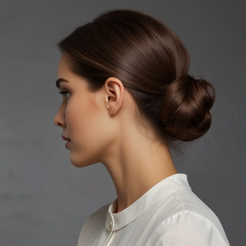 Sleek Low Bun