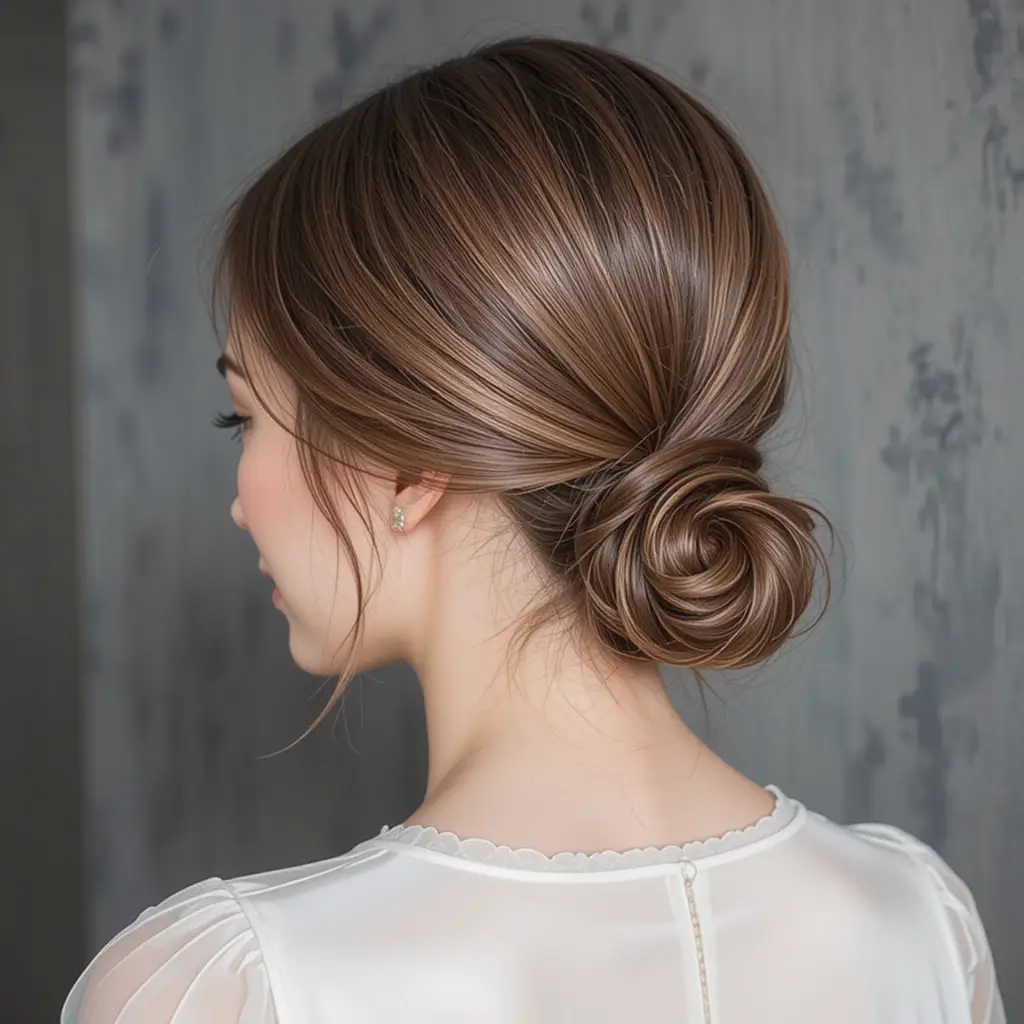Sleek Low Ponytail