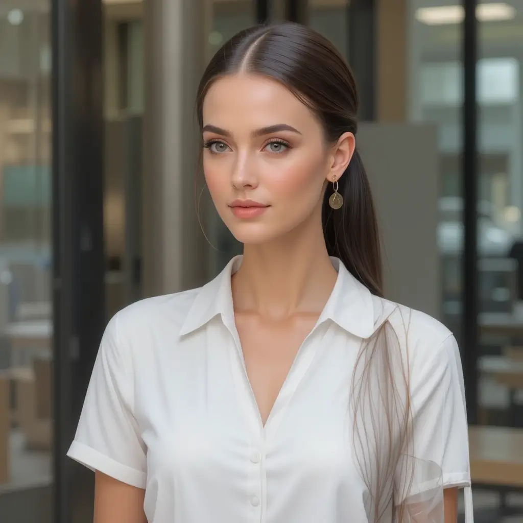 Sleek Low Ponytail