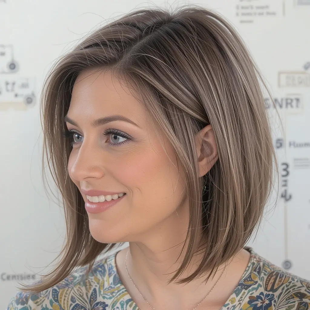 Sleek Shoulder-Length Cut