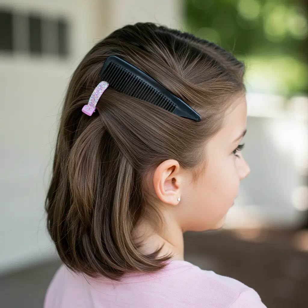 Sleek Side Comb Back
