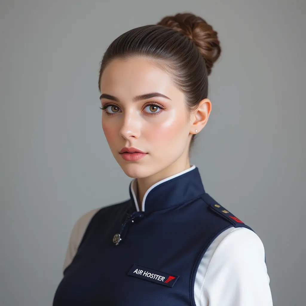 Slicked-Back High Bun