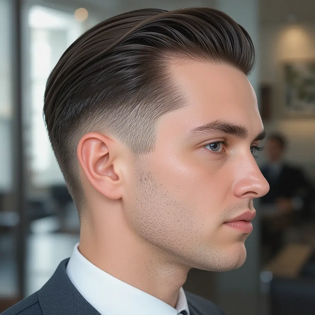 Slicked Back Undercut
