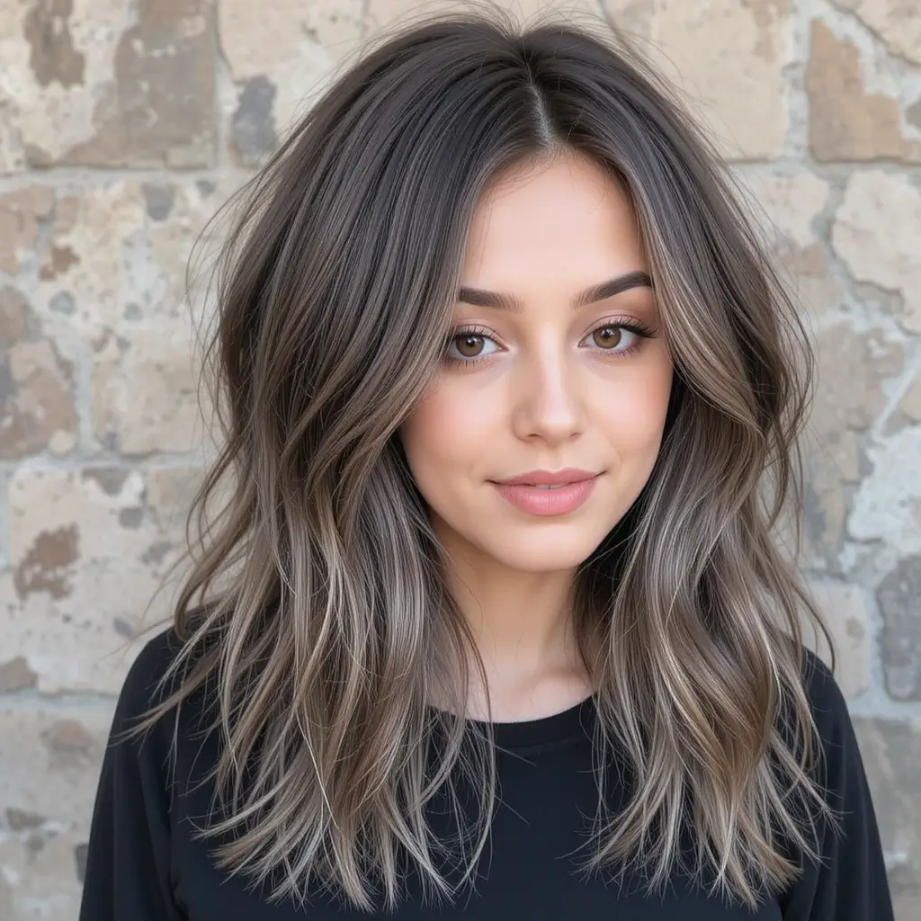 Smoky Ash Brown with Mushroom Tones