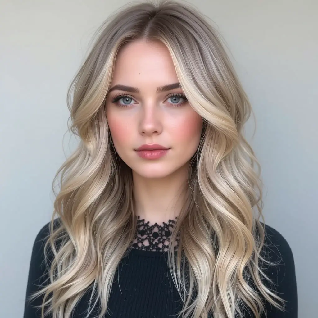 Smoky Blonde with Warm Undertones