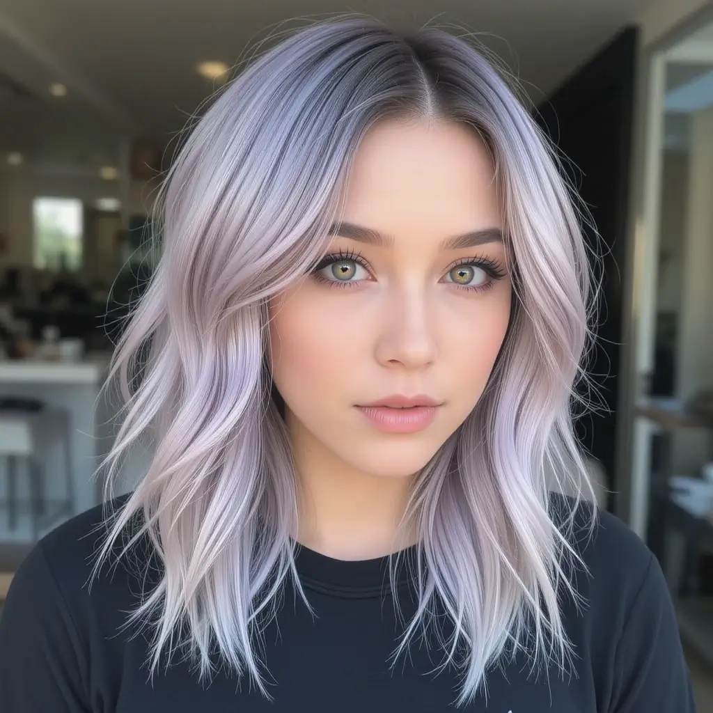 Smoky Lilac Balayage