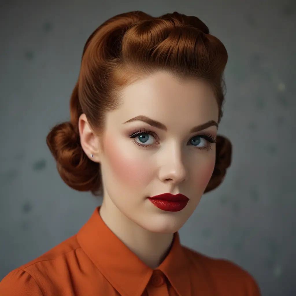 Smooth Retro Victory Rolls