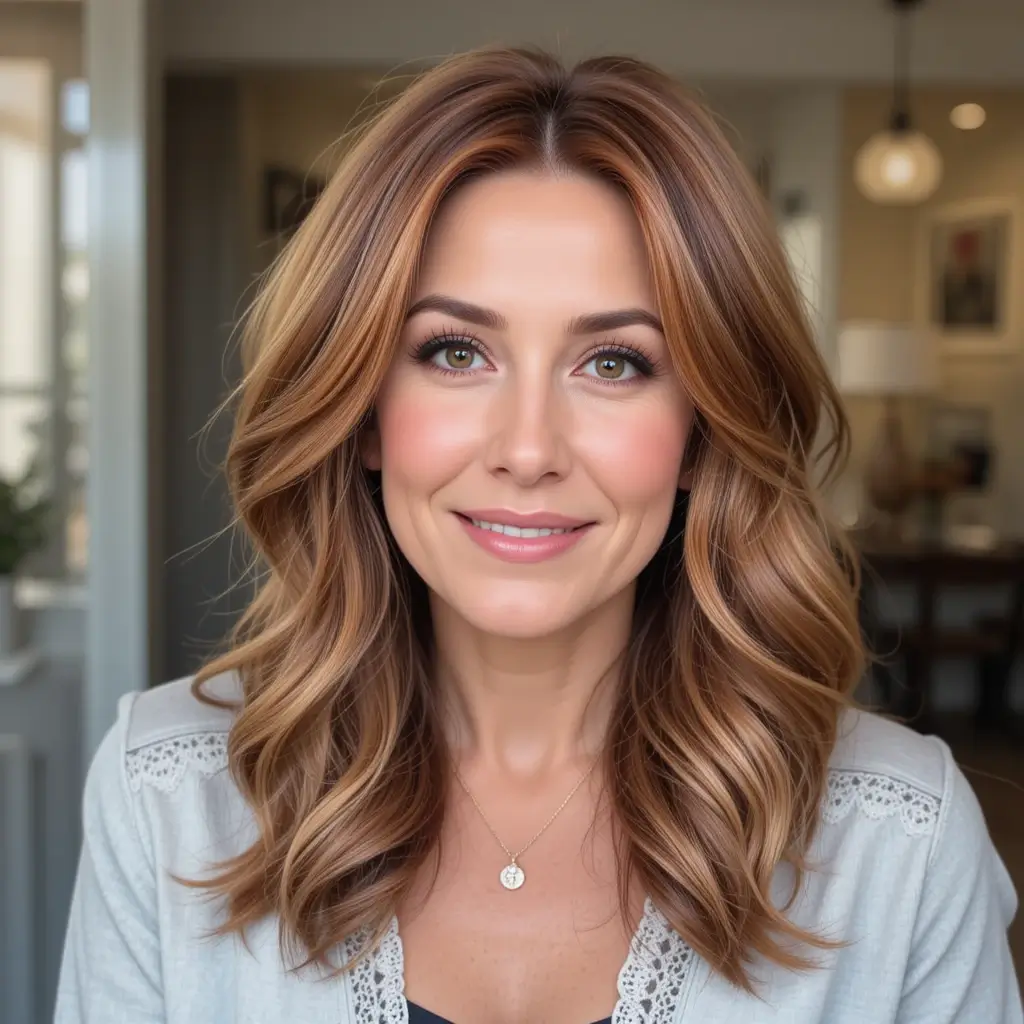 Soft Amber Balayage