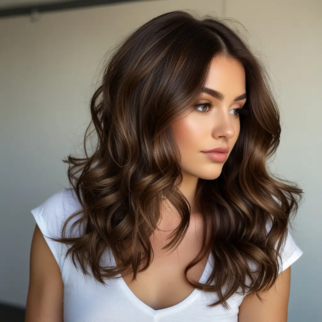 Soft Beach Waves with Sleek Finish